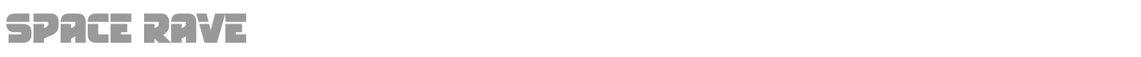 Space Rave font preview